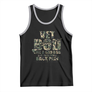Funny Veteran Vet Bod Like A Dad Bod But With More Back Pain Tank Top TS11 Black Athletic Heather Print Your Wear