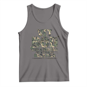 Funny Veteran Vet Bod Like A Dad Bod But With More Back Pain Tank Top TS11 Deep Heather Print Your Wear