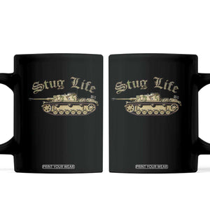 Funny WW2 Tank History Stug Life Coffee Mug TS11 Black Print Your Wear