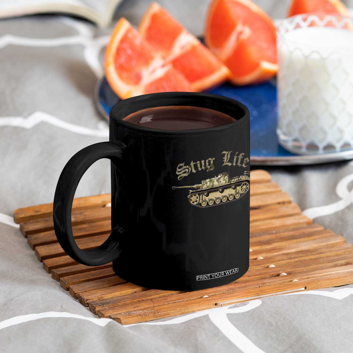 Funny WW2 Tank History Stug Life Coffee Mug TS11 Print Your Wear