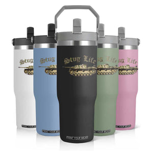 Funny WW2 Tank History Stug Life Flip Straw Tumbler TS11 Print Your Wear