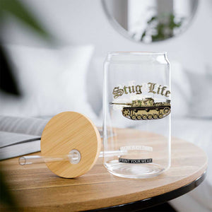 Funny WW2 Tank History Stug Life Glass Can TS11 Print Your Wear