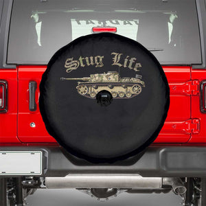 Funny WW2 Tank History Stug Life Spare Tire Cover TS11 Black Print Your Wear