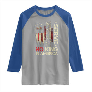 Funny We The People Serve No King In American Raglan Shirt Vintage Betsy Ross Flag TS11 Sport Gray Royal Print Your Wear