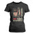 Funny We The People Serve No King In American T Shirt For Women Vintage Betsy Ross Flag TS11 Black Print Your Wear