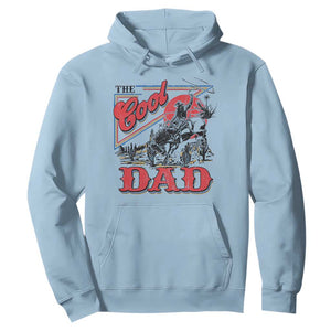 Funny Western Cowboy The Cool Dad Hoodie Father's Day TS11 Light Blue Print Your Wear