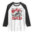 Funny Western Cowboy The Cool Dad Raglan Shirt Father's Day TS11 White Black Print Your Wear