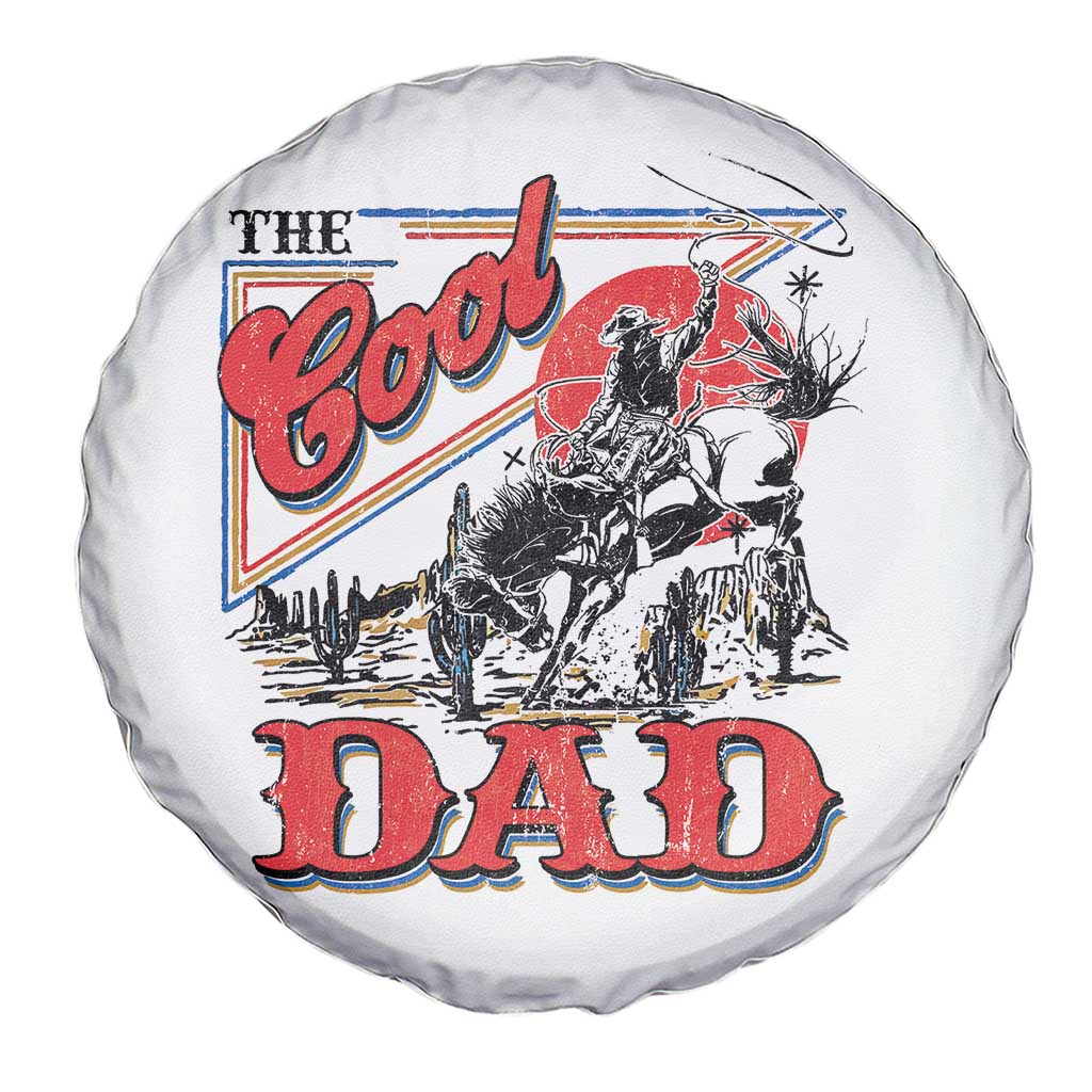 Funny Western Cowboy The Cool Dad Spare Tire Cover Father's Day TS11 Print Your Wear