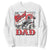 Funny Western Cowboy The Cool Dad Sweatshirt Father's Day TS11 White Print Your Wear