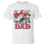 Funny Western Cowboy The Cool Dad T Shirt Father's Day TS11 White Print Your Wear