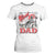 Funny Western Cowboy The Cool Dad T Shirt For Women Father's Day TS11 White Print Your Wear
