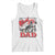 Funny Western Cowboy The Cool Dad Tank Top Father's Day TS11 White Print Your Wear