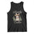 Funny Western Easter Day Tank Top Howdy Easter Country Cowboy Bunny TS11 Black Print Your Wear