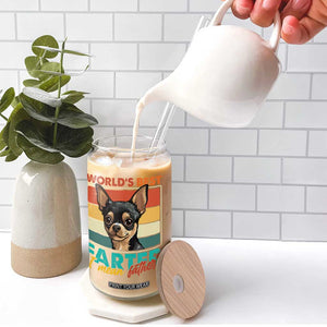 Funny World's Best Farter I Mean Father Glass Can Dog Dad TS11 Print Your Wear