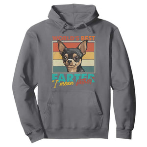 Funny World's Best Farter I Mean Father Hoodie Dog Dad TS11 Charcoal Print Your Wear