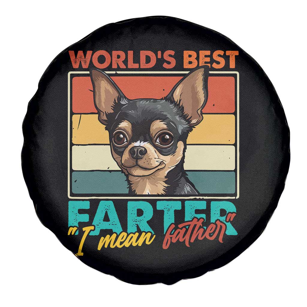 Funny World's Best Farter I Mean Father Spare Tire Cover Dog Dad TS11 Print Your Wear