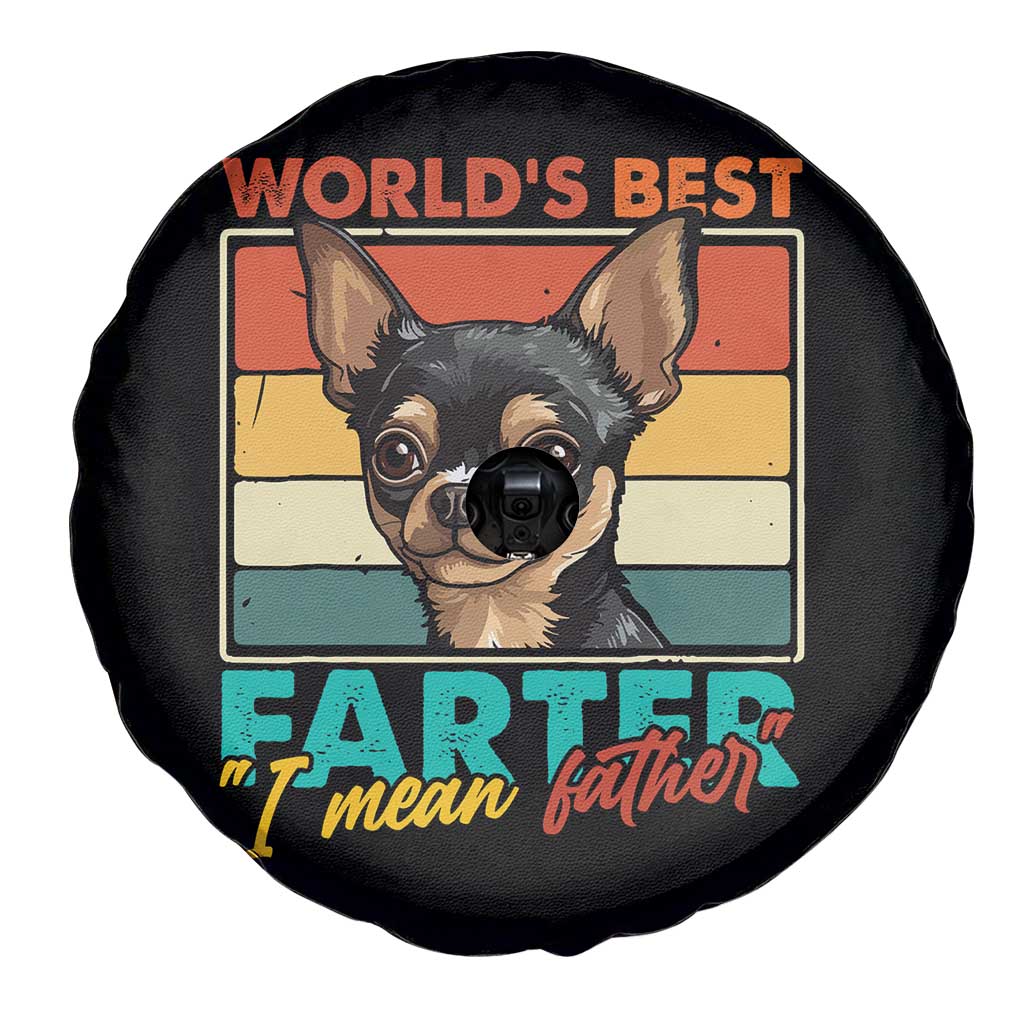 Funny World's Best Farter I Mean Father Spare Tire Cover Dog Dad TS11 Print Your Wear