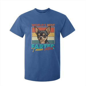 Funny World's Best Farter I Mean Father T Shirt For Kid Dog Dad TS11 Royal Blue Print Your Wear