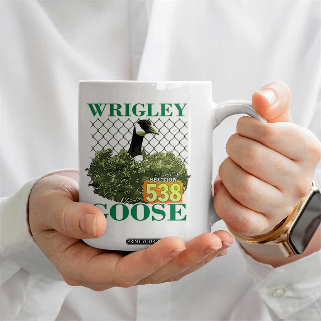 Funny Wrigley Goose Coffee Mug Section 538 Chicago TS02 Print Your Wear