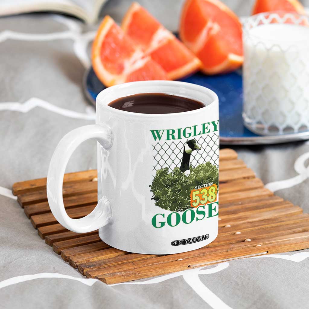 Funny Wrigley Goose Coffee Mug Section 538 Chicago TS02 Print Your Wear
