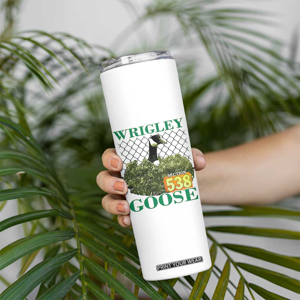 Funny Wrigley Goose Skinny Tumbler Section 538 Chicago TS02 Print Your Wear