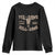 Funny Yee Haws And Hell Naws Youth Sweatshirt Western Country Cowboy Longhorn Skull TS11 Black Print Your Wear