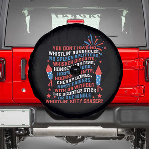 Funny You Dont Have No Whistlin Bungholes Spare Tire Cover USA Flag 4th Of July TS11 Black Print Your Wear