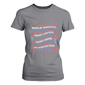 Funny You Dont Have No Whistlin Bungholes T Shirt For Women USA Flag 4th Of July TS11 Charcoal Print Your Wear