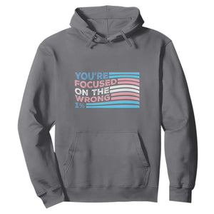 Funny You're Focused On The Wrong 1% Hoodie Bi Transgender LGBT TS11 Charcoal Print Your Wear