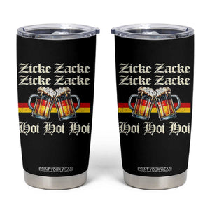 Funny Zicke Zacke Hoi Tumbler Cup Oktoberfest German Flag Party TS11 Black Print Your Wear