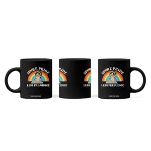 Gay Pride Coffee Mug More Pride Less Prejudice LGBT Pride Month TS02 Print Your Wear