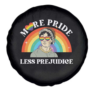 Gay Pride Spare Tire Cover More Pride Less Prejudice LGBT Pride Month TS02 Print Your Wear