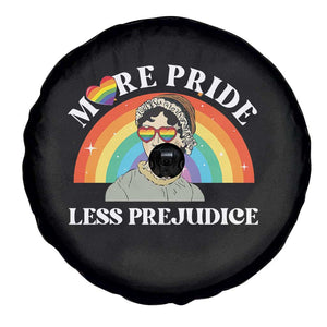 Gay Pride Spare Tire Cover More Pride Less Prejudice LGBT Pride Month TS02 Print Your Wear