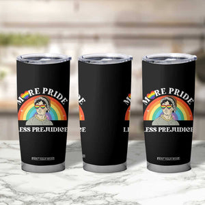 Gay Pride Tumbler Cup More Pride Less Prejudice LGBT Pride Month TS02 Print Your Wear