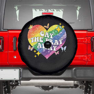 Gay the Pray Away Spare Tire Cover LGBTQIA Say Gay Pride Month TS02 Black Print Your Wear