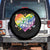 Gay the Pray Away Spare Tire Cover LGBTQIA Say Gay Pride Month TS02 No hole Black Print Your Wear