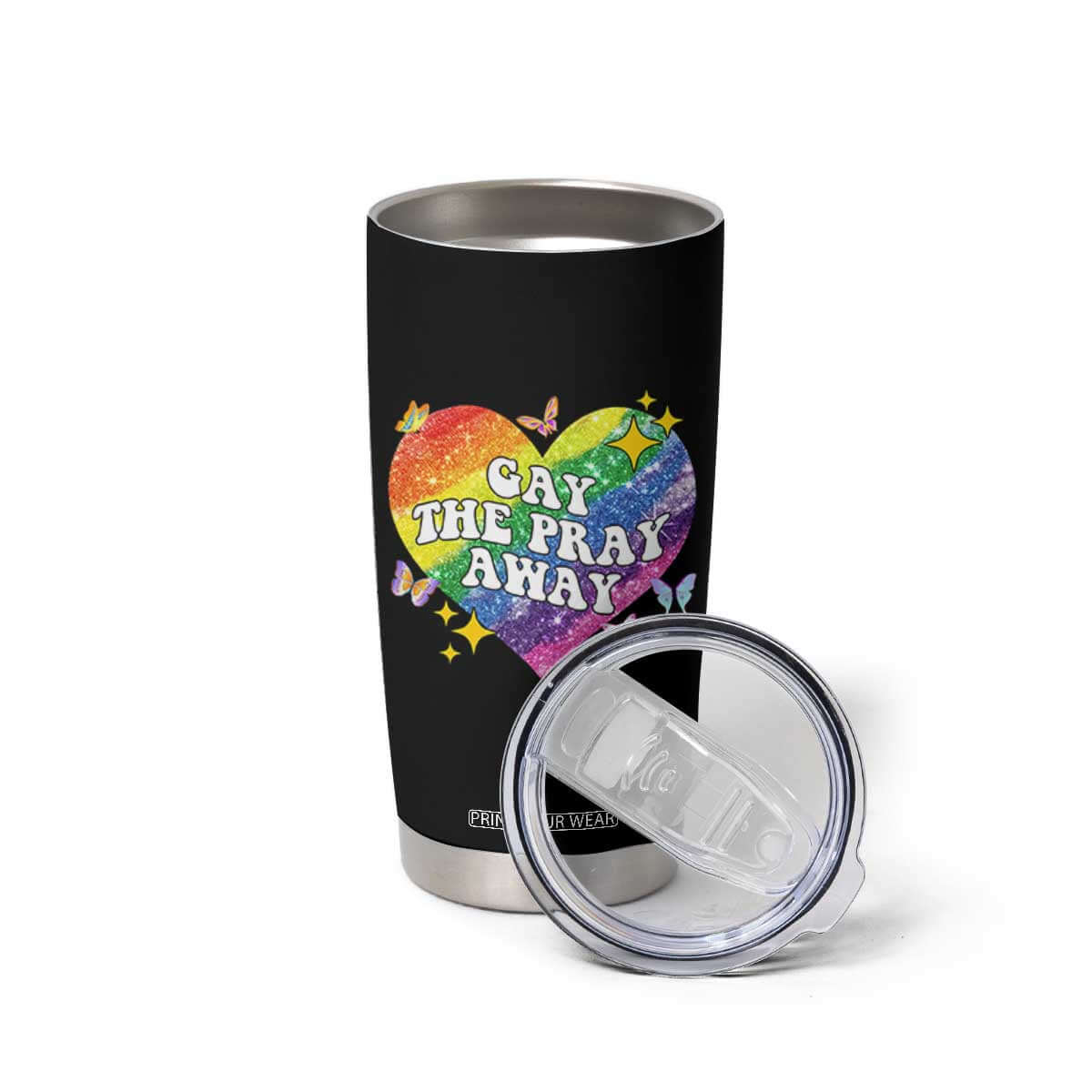 Gay the Pray Away Tumbler Cup LGBTQIA Say Gay Pride Month TS02 Print Your Wear