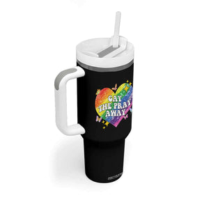 Gay the Pray Away Tumbler With Handle LGBTQIA Say Gay Pride Month TS02 Print Your Wear