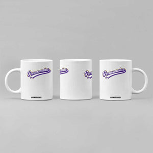 Geauxmaha Vintage Throwback Design Coffee Mug Gold Baseball Fan TS02 Print Your Wear