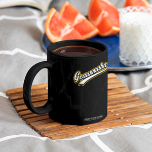 Geauxmaha Vintage Throwback Design Coffee Mug Purple and Gold Baseball Fan TS02 Print Your Wear