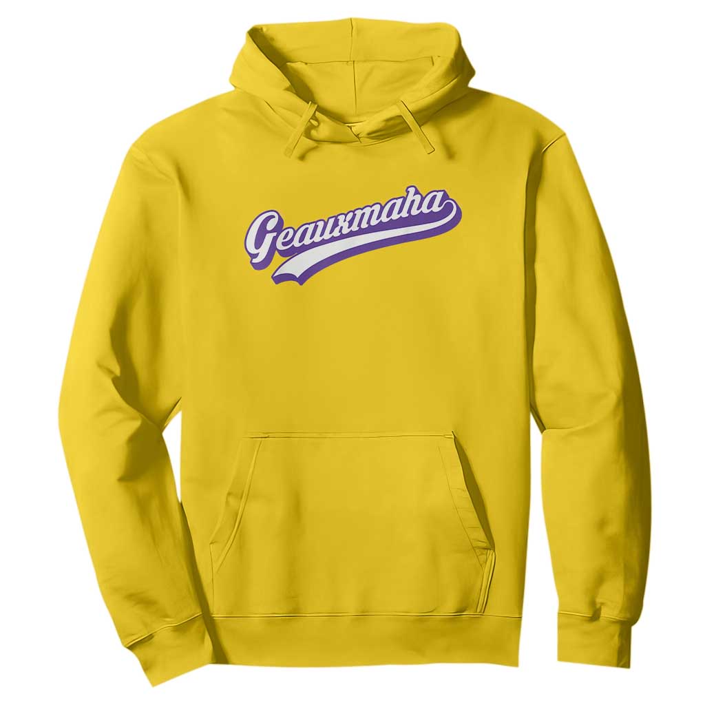 Geauxmaha Vintage Throwback Design Hoodie Gold Baseball Fan TS02 Daisy Print Your Wear