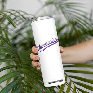 Geauxmaha Vintage Throwback Design Skinny Tumbler Gold Baseball Fan TS02 Print Your Wear