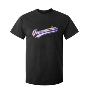 Geauxmaha Vintage Throwback Design T Shirt For Kid Gold Baseball Fan TS02 Black Print Your Wear