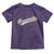 Geauxmaha Vintage Throwback Design Toddler T Shirt Purple and Gold Baseball Fan TS02 Purple Print Your Wear