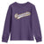 Geauxmaha Vintage Throwback Design Youth Sweatshirt Purple and Gold Baseball Fan TS02 Purple Print Your Wear