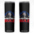 George Washington 4th of July Skinny Tumbler Too Cool For British Rule Red White and Blue TS10 Black Print Your Wear