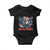George Washington Rides Bald Eagle Baby Onesie You Free Tonight Patriotic 4th of July TS02 Black Print Your Wear