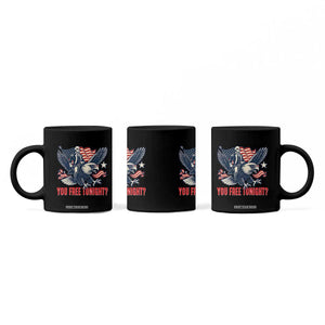 George Washington Rides Bald Eagle Coffee Mug You Free Tonight Patriotic 4th of July TS02 Print Your Wear