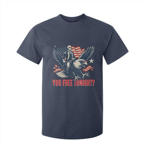 George Washington Rides Bald Eagle T Shirt For Kid You Free Tonight Patriotic 4th of July TS02 Navy Print Your Wear