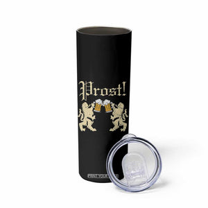German Prost Skinny Tumbler Lion Cheers Beer Drinking Oktoberfest TS11 Print Your Wear